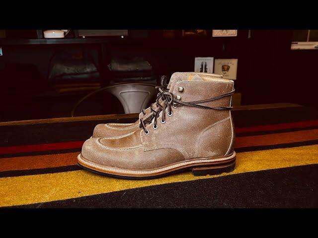 Talking Boots: Grant Stone’s Natural Waxed Commander  - Brass Boot.