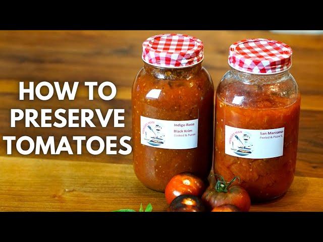 2 Best Ways to Preserve  Summer Tomatoes at Home