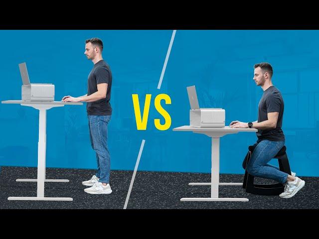 Standing VS Sitting Desk Setup | Which Is Optimal? (4K)