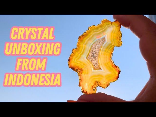 Crystal Unboxing from Indonesia