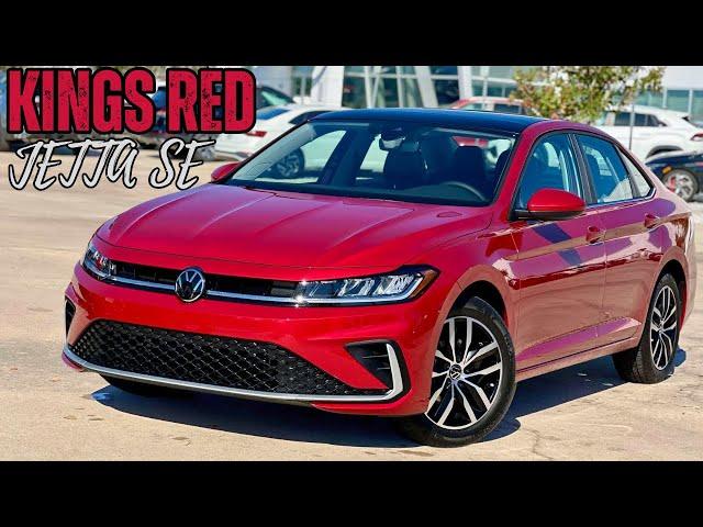 2025 VW Jetta SE In Kings Red Metallic Brings Out The Best In This Elegant Sedan