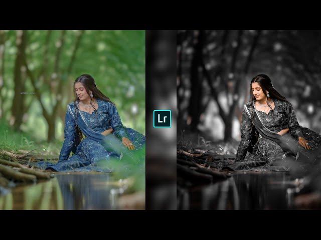 Classic black tone Lightroom photo editing//preset download free//