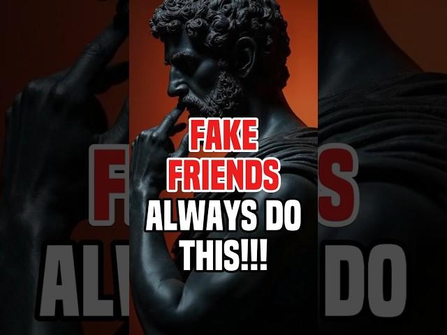 7 Toxic Things Only Fake Friends Do | Stoic Wisdom #stoicism #stoic #fakefriends #toxicpeople