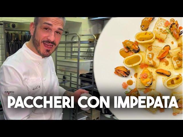 PACCHERI CON IMPEPATA DI COZZE ️ Chef Roberto Di Pinto