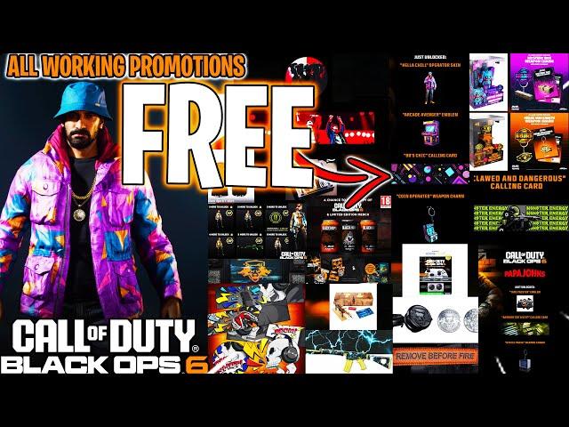 How to get ALL PROMOTION CODES + RARE OPERATORS in Black ops 6/Warzone