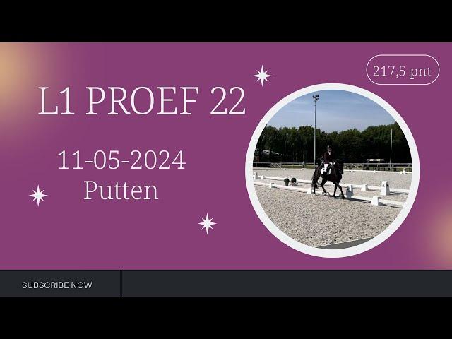 Mila 11-05-2024  Putten L1 proef 22 (72,5%)