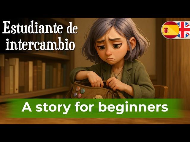 START LEARNING SPANISH with Simple Story (Exchange Student)