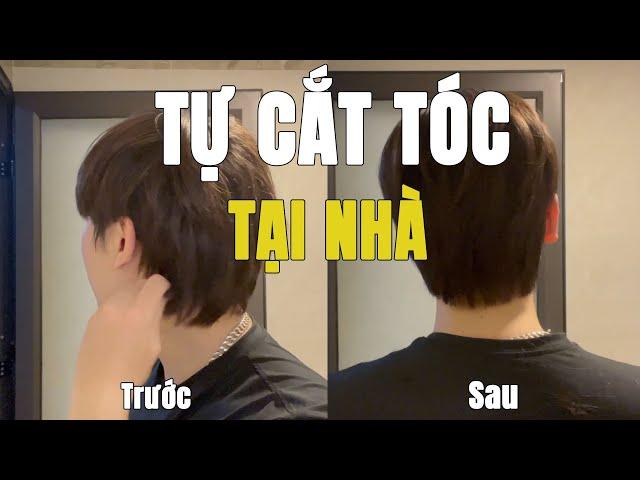 Tự Cắt Tóc Tại Nhà Bằng Kéo (Side Part HairCut) | Đức Anh Irie