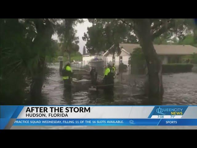 Residents return to homes in Hudson, Florida