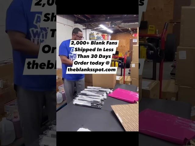 2,000+ Blank Fans Shipped InLess Than 30 Days.  #bootsontheground #clackfan #wherethemfansat
