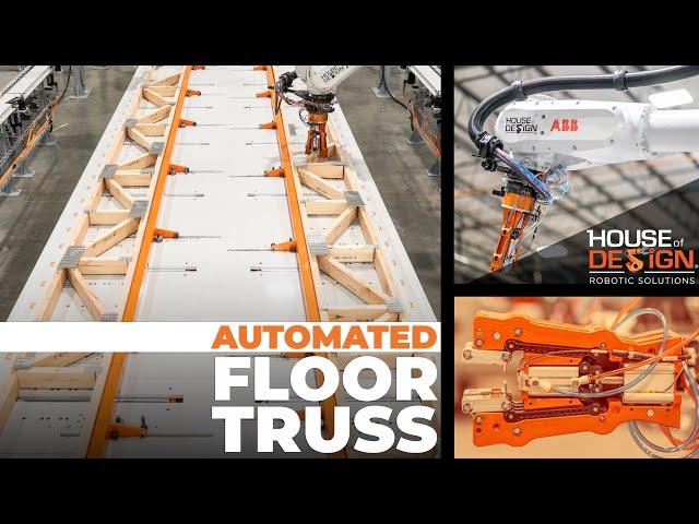 Automated floor truss system 2.0 - Robotic Truss Assembly w/ ABB Robots - a labor shortage solution