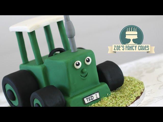 Tractor Ted cake tutorial : tractor birthday cake