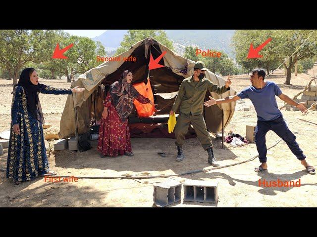 سبز:The return of the second evil lady with the police and the husband's displeasure
