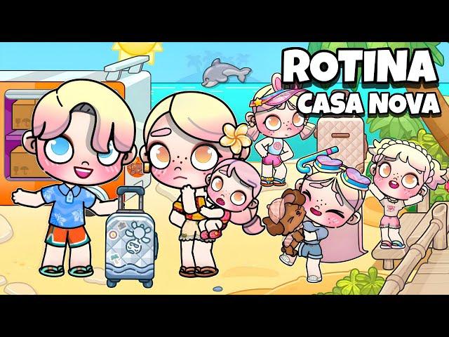 ROTINA CASA NOVA NA PRAIA  | AVATAR WORLD ROTINAS E HISTÓRIAS