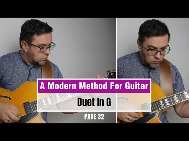 [PAGE 32] Duet In G -  William Leavitt - A Modern Method for Guitar