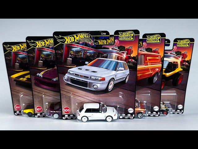 Unboxing 2024 Hot Wheels Boulevard - Mix 4 (Y case)