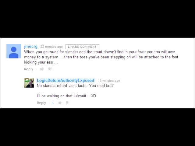A Retards Intimidation Fail - jmecrg