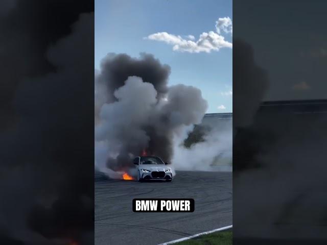 BMW POWER | BURNOUT FLAME #bmw #drift #car #cars #automobile #2024 #viralvideo #tiktok #shorts