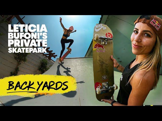 Leticia Bufoni's Backyard Skatepark Is A Dream 