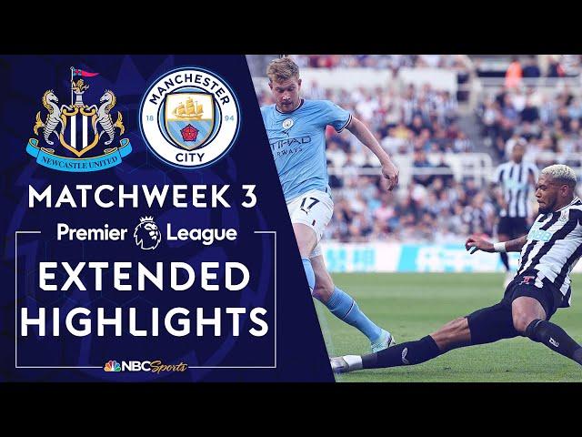 Newcastle United v. Manchester City | PREMIER LEAGUE HIGHLIGHTS | 8/21/2022 | NBC Sports