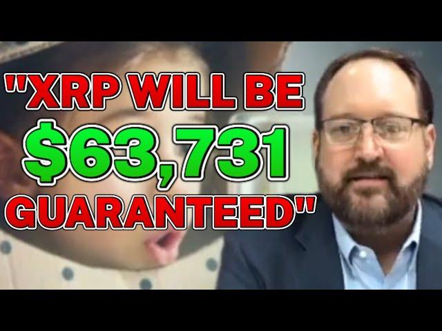 "XRP WILL BE $63,731 GUARANTEED" SAYS PROMINENT ANALYST