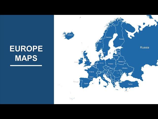 Europe Keynote maps for presentation  - ImagineLayout