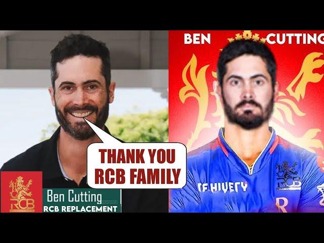 Ben Cutting Reaction After Join RCB As a Temporary Replacement of Tim David For the Playoffs