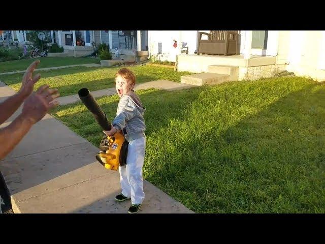 Leaf Blower Kid