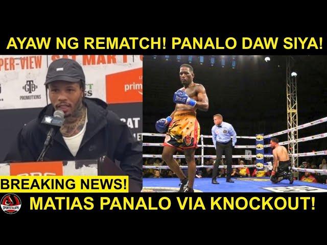 Tank Davis AYAW pag BIGYAN ng REMATCH si Roach! | Subriel Matias PANALO via KNOCKOUT!