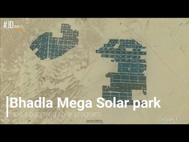 India's upcoming 2255 MW Bhadla mega solar park