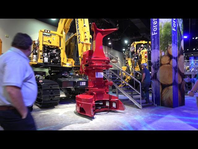 Komatsu XT465L-5 tracked feller buncher overview - CONEXPO 2020