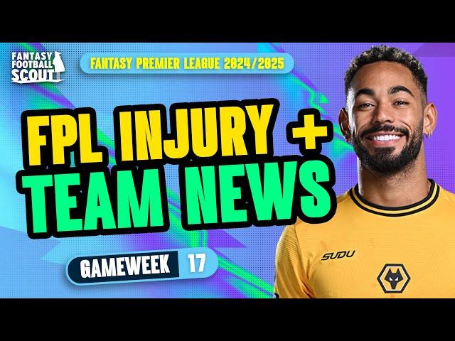 IS CUNHA BANNED?!  | FPL TEAM NEWS GW17 | Fantasy Premier League Tips 2024/25