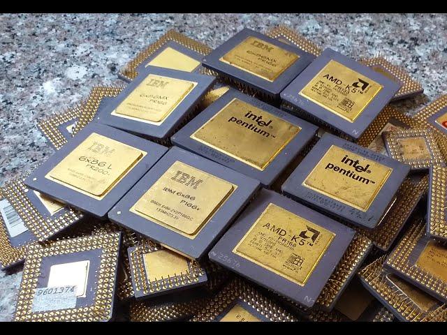 Mixed Ceramic CPU Gold Recovery