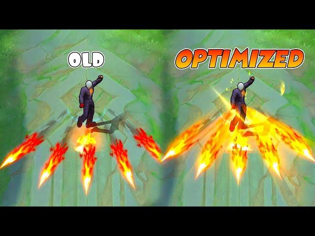 Gusion K Dash Optimized VS OLD Skill Effects MLBB Comparison