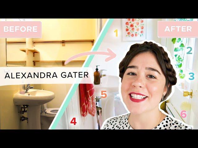 6 Renter-Friendly Tips To Upgrade Your Bathroom • Alexandra Gater