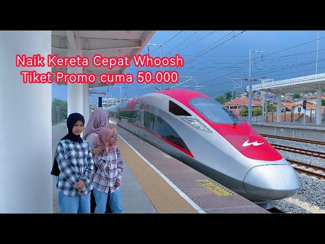 NAIK KERETA CEPAT WHOOSH CUMA 50.000 RUTE PADALARANG - TEGALLUAR