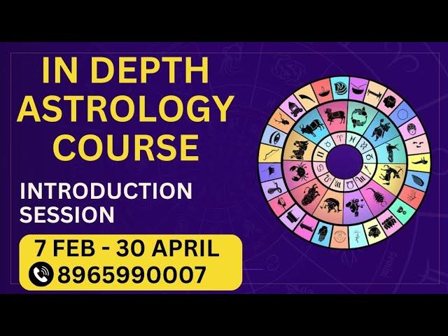 In Depth Astrology Course Introduction Session #astrology #jyotish #learnastrology