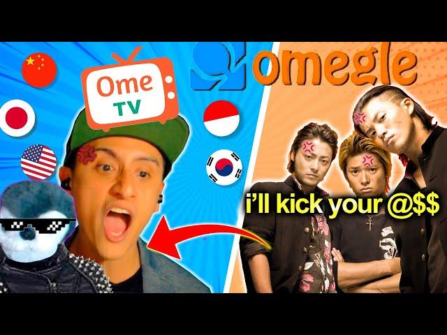 Polyglot goes on Omegle and picks a fight speaking GANGSTER Japanese?!