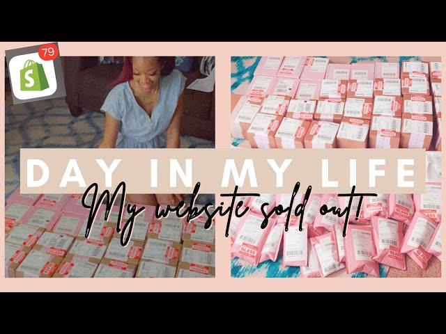 VLOG: @IAMZOIE SOLD MY WEBSITE OUT!!! 