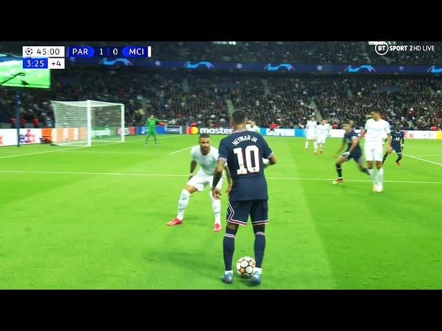 Neymar vs Manchester City - English Commentary ● UCL 2021/2022 (Home) HD