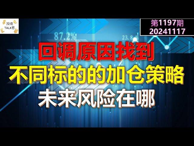 【投资TALK君1197期】回调原因找到，不同标的的加仓策略！未来风险在哪？20241117#CPI #nvda #美股 #投资 #英伟达 #ai #特斯拉