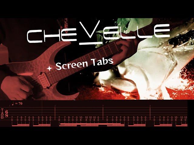 Chevelle- The Red Guitar Cover + Screen Tabs