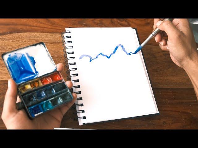 Can we paint without Sketching? / Watercolor Painting Tutorial for Beginners step by step