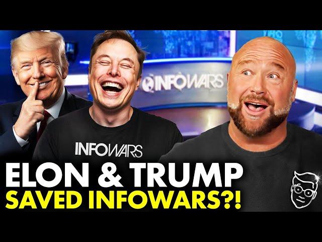 I Asked Alex Jones LIVE: 'Is Trump And Elon SAVING InfoWars?' | His SHOCKING Answer