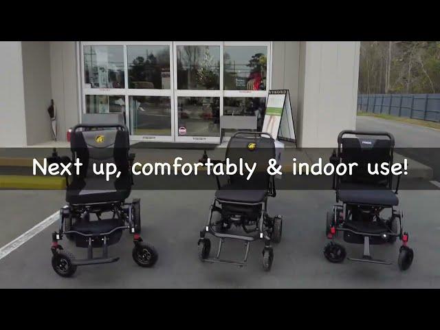 Comparing Folding Power Wheelchair Specs: Cushions and more!