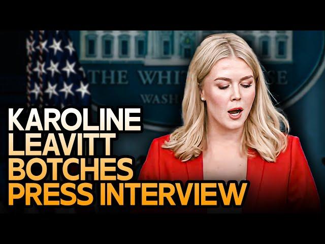 Karoline Leavitt Says Trump ‘Having So Much Fun’ Destroying The Country