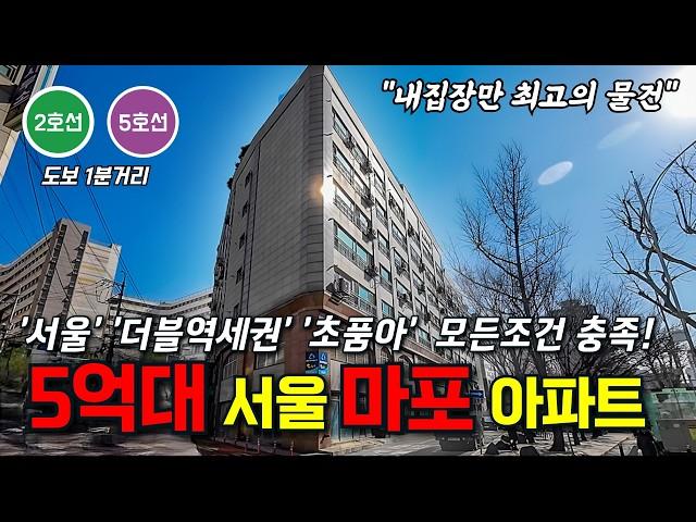 '초역세권' 이 가격이 마포라고? | 5억대에 서울에서 내집마련! | 가성비 끝판왕 아파트!