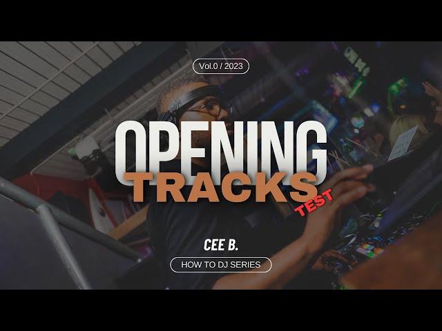 How To Become A DJ (Opening Tracks Test) - DJ CEE B