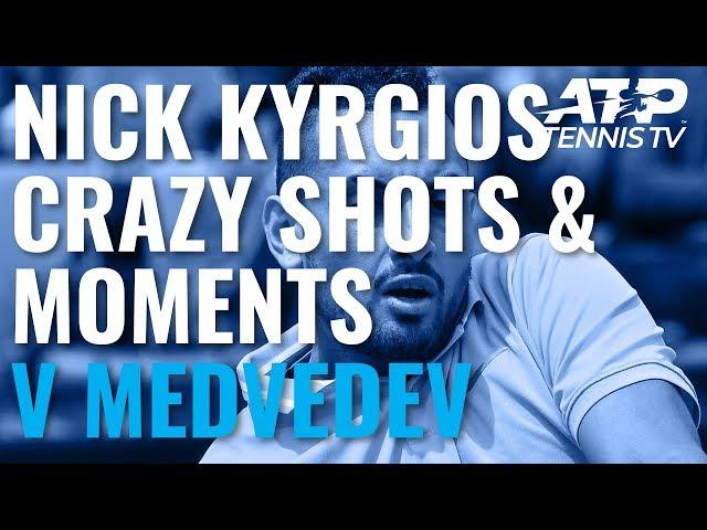 Crazy Nick Kyrgios Shots And Moments In Win Over Medvedev | Rome 2019