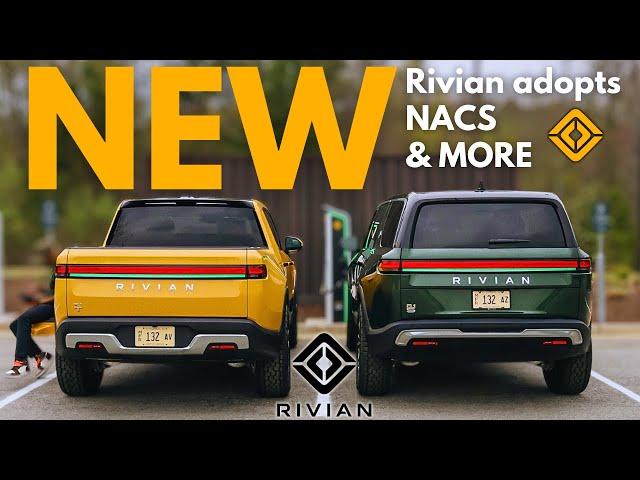 NEW Rivian R1T and R1S will have Tesla charger and MORE